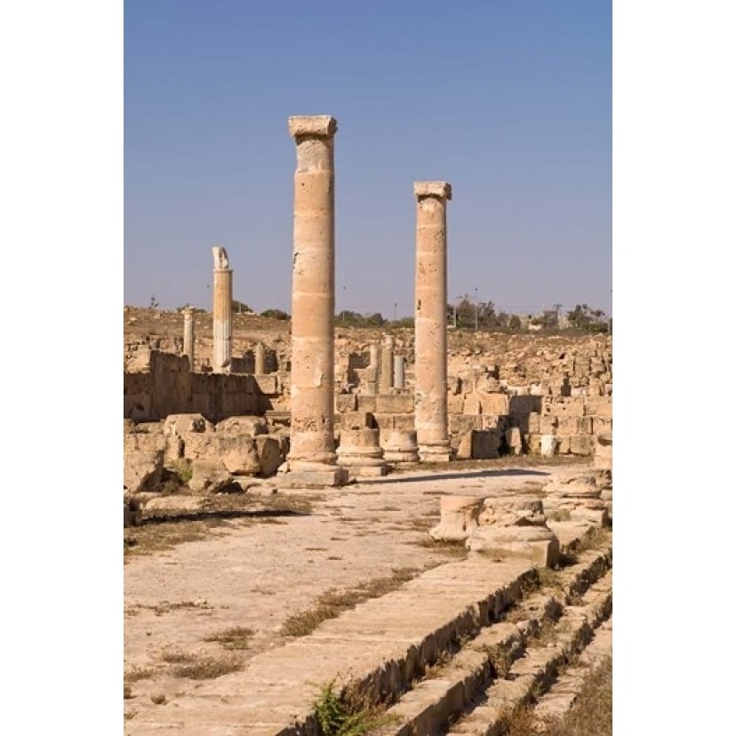 Ancient Architecture Sabratha Roman site Libya Poster Print by Sergio Pitamitz (23 x 35) Image 1