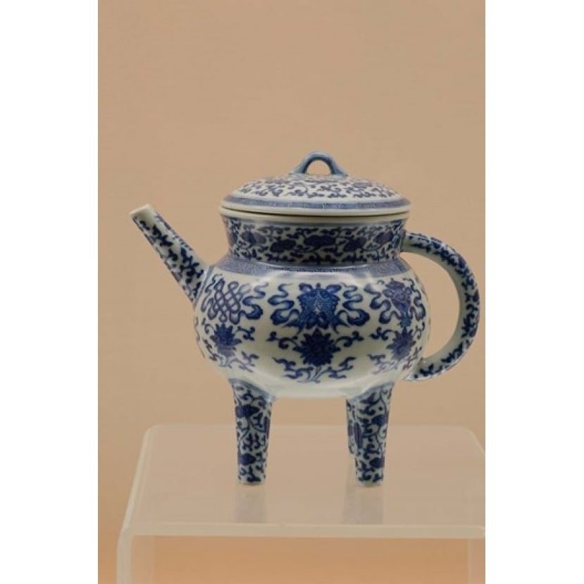 China Shanghai Shanghai Museum. China and porcelain Jingdezhen ware Print by Cindy Miller Hopkins (11 x 16) Image 1