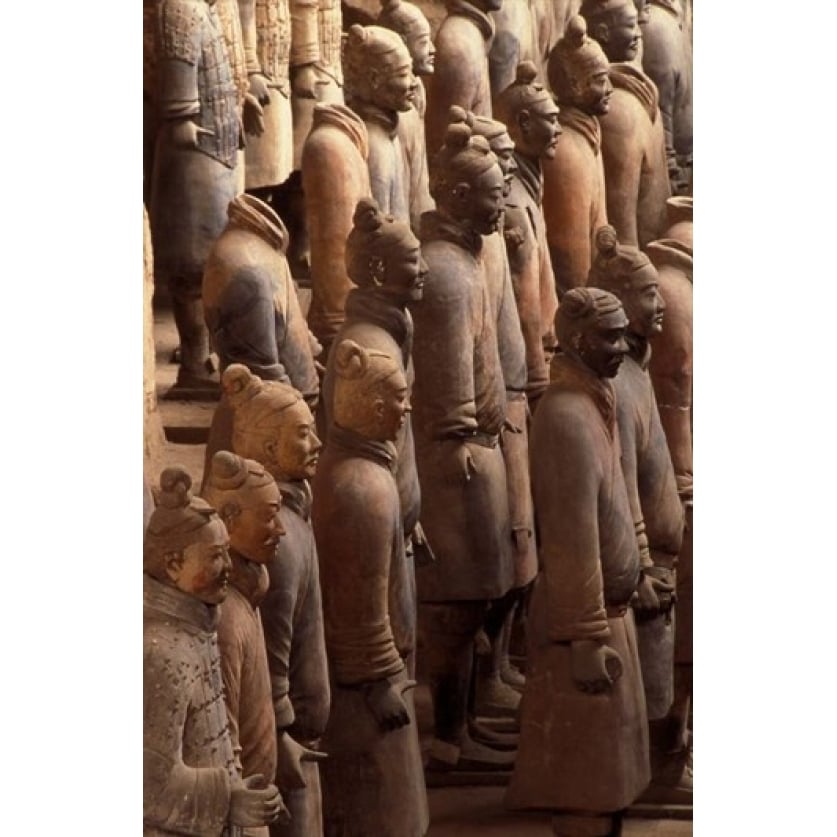 Terra Cotta Warriors at Emperor Qin Shihuangdis Tomb China Poster Print by Keren Su (24 x 36) Image 1