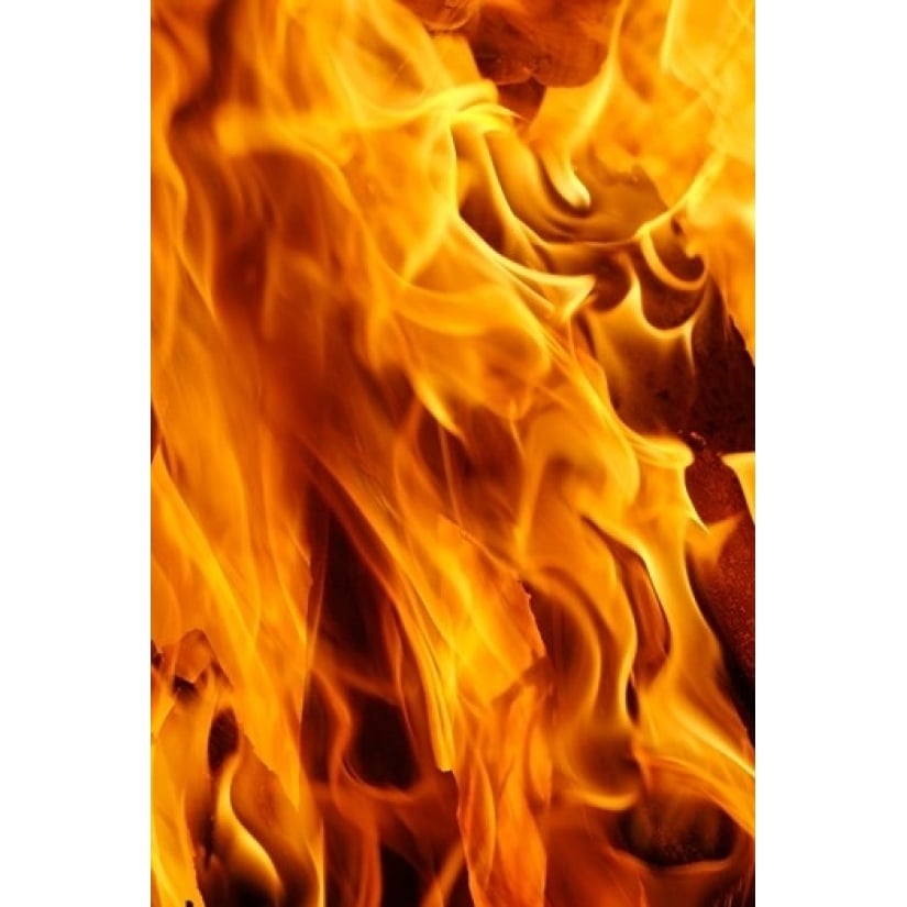 Close-up of fire flames Jodhpur India Poster Print by Adam Jones (11 x 17) Image 1