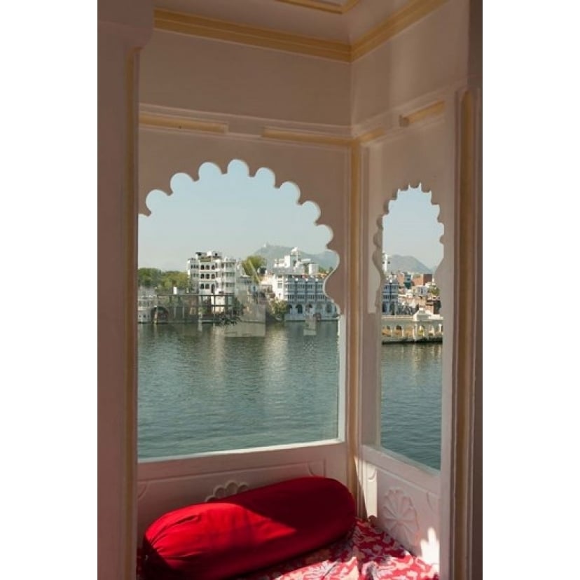 View from a restaurant Udaipur Rajasthan India. Poster Print by Inger Hogstrom (15 x 22) Image 1