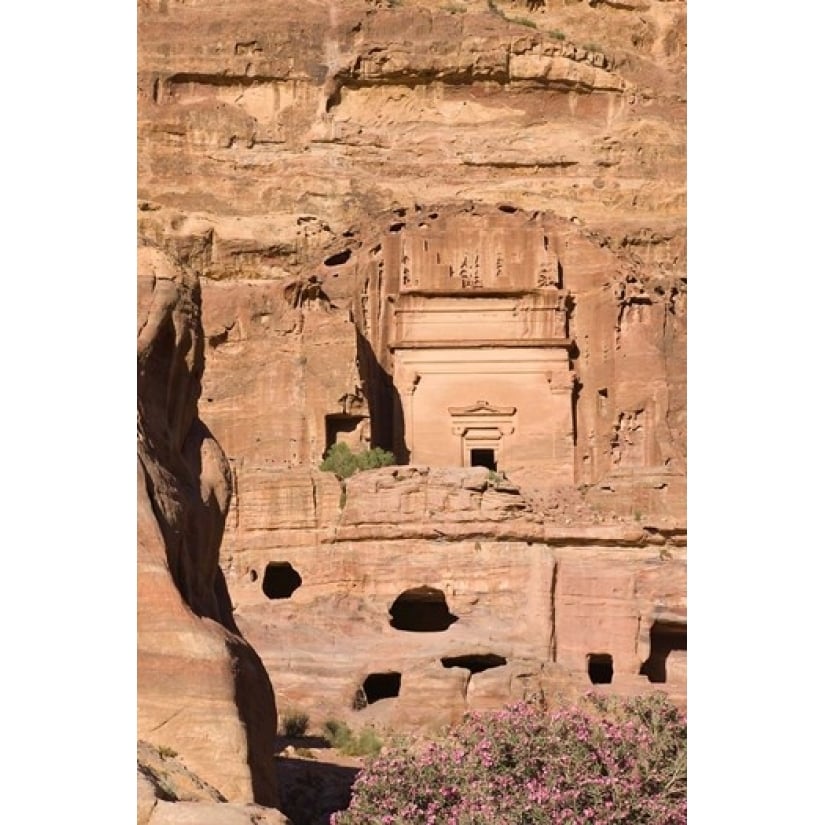 Uneishu Tomb Petra Jordan Poster Print by Keren Su (16 x 24) Image 1