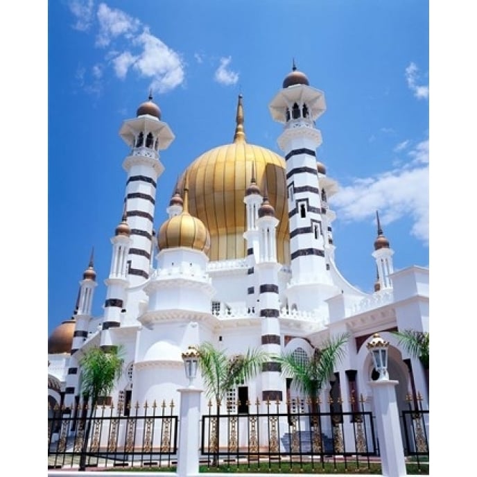 Malaysia Peninsular Malaysia Perak Kuala Kangsar Ubudiah Mosque Print by Walter Bibikow (16 x 20) Image 1