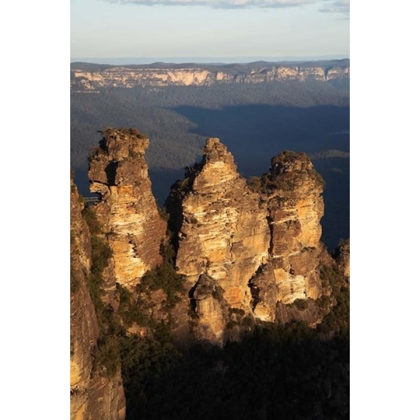 Australia South Wales Three sisters rock formation Poster Print by David Wall (17 x 26) Image 1