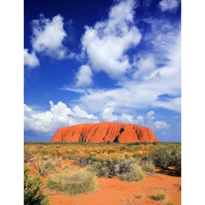 The holy mountain of Uluru Ayers Rock Australia Poster Print by Miva Stock (20 x 26) Image 1