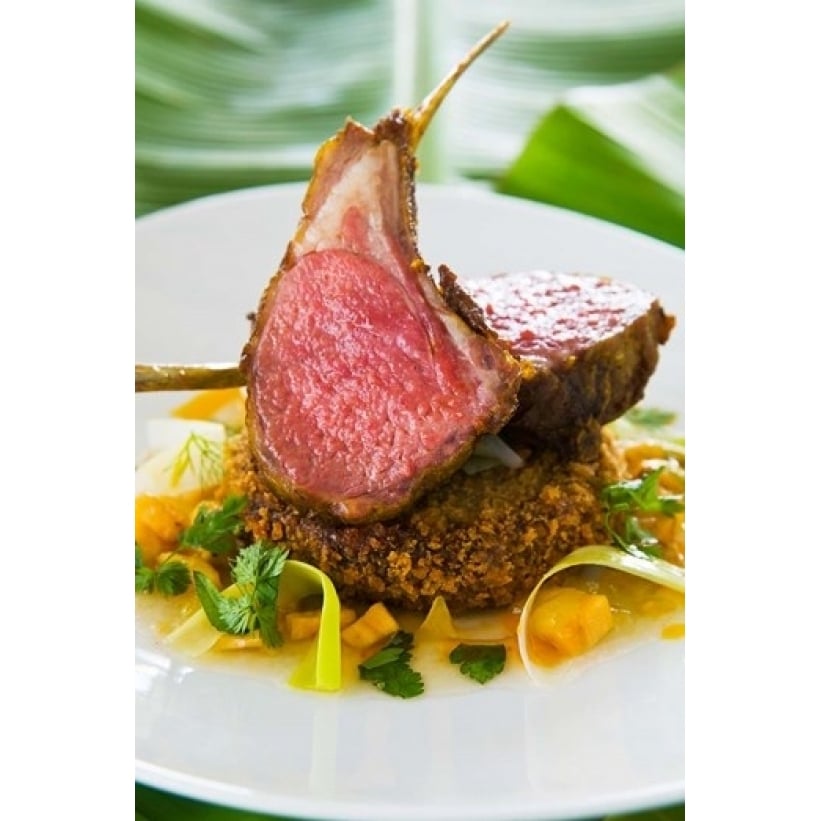 Spiced Lamb Rack cuisine Antigua Caribbean Poster Print by Nico Tondini (24 x 36) Image 1