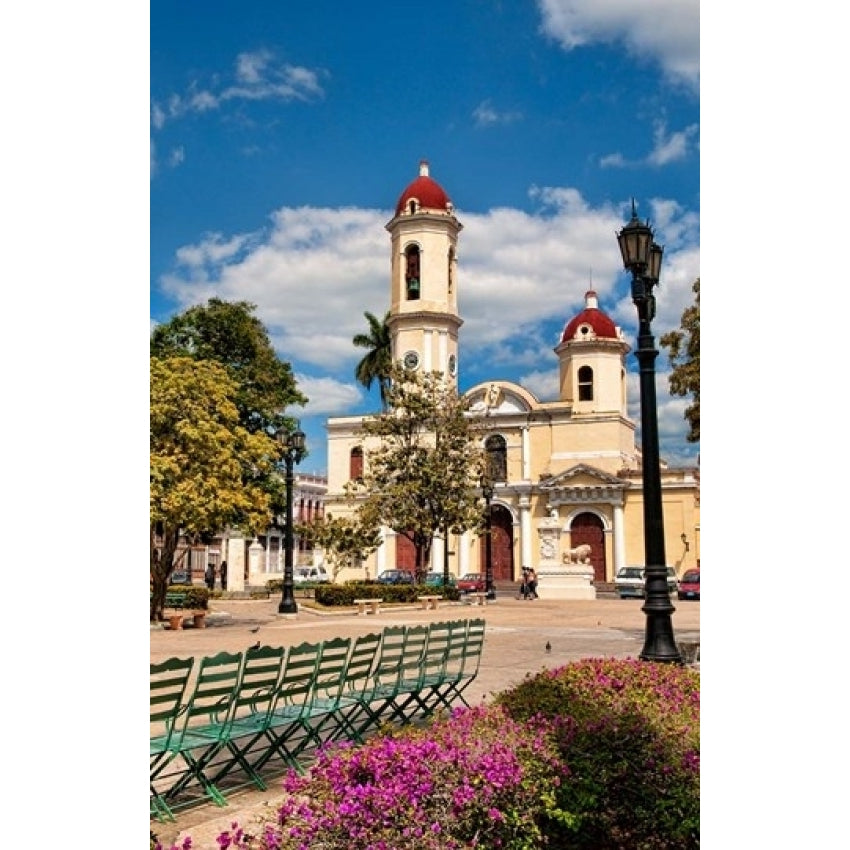 Beautiful Immaculate Conception Catholic Church in Cienfuegos Cuba Print by Bill Bachmann (11 x 17) Image 1