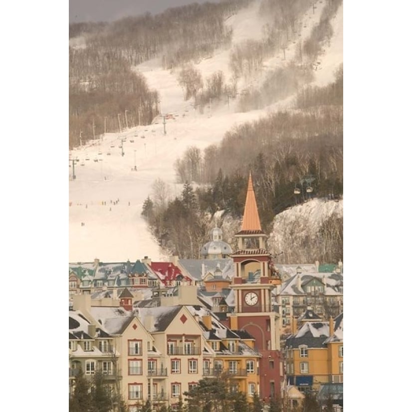 Mont Tremblant Ski Village Poster Print by Walter Bibikow (18 x 26) Image 1