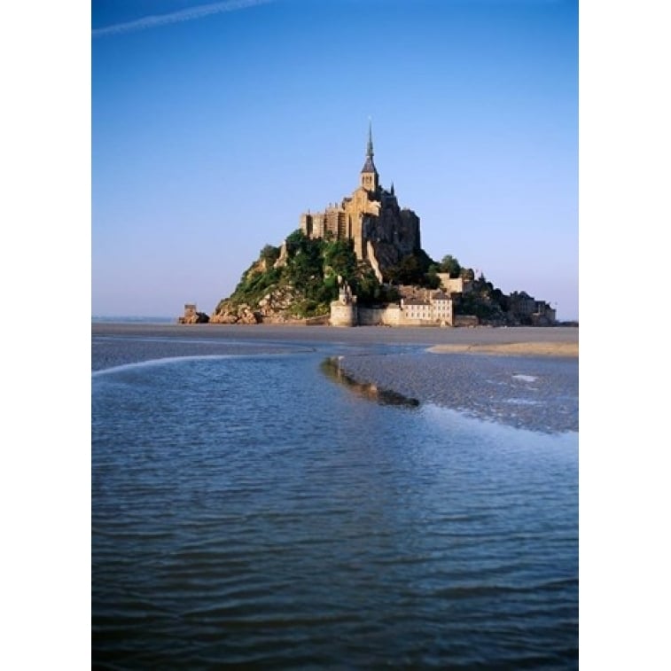 Mont Saint-Michel Normandy France Poster Print by David Barnes (18 x 24) Image 1