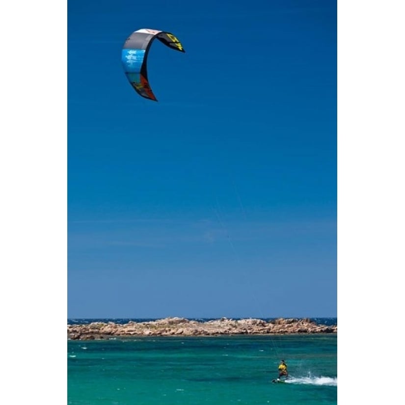 Kite Surfing in France Poster Print by Walter Bibikow (19 x 28) Image 1