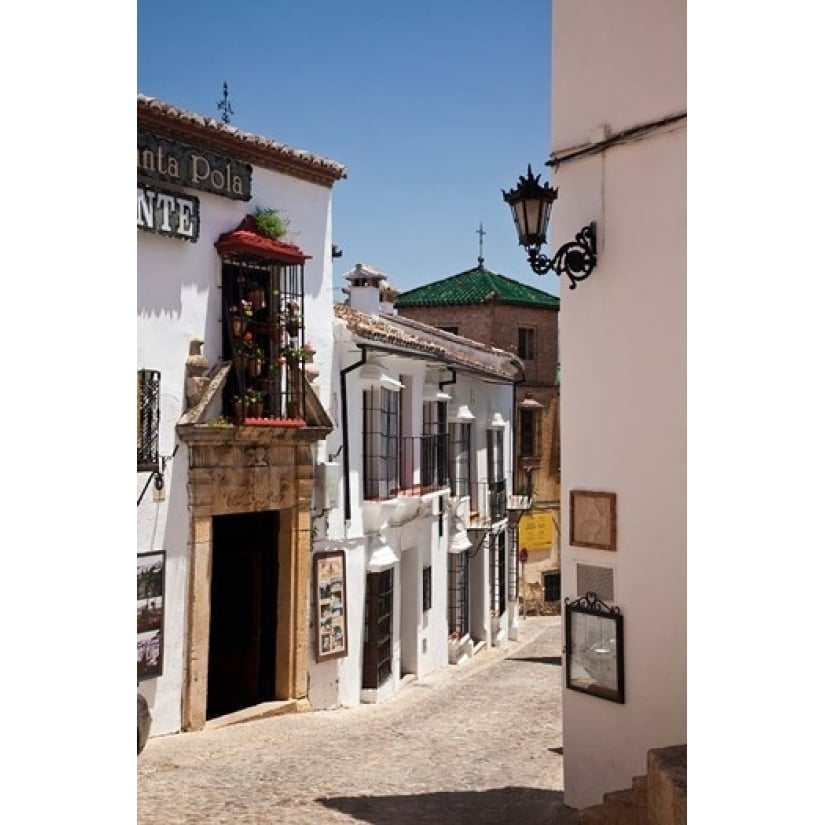 Spain Andalusia Cadiz Arcos De la Fontera Typical Street View Poster Print by Julie Eggers (18 x 24) Image 1