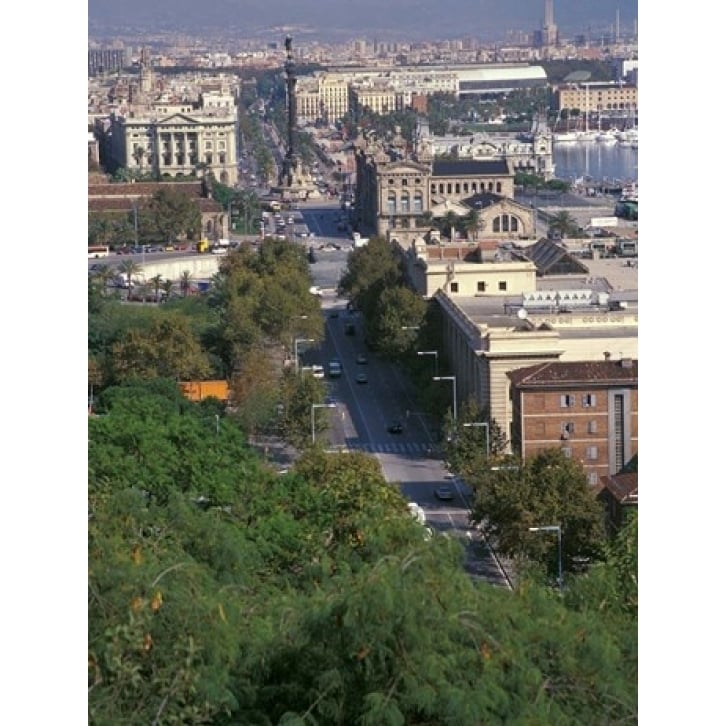 City View Barcelona Spain Poster Print by Michele Westmorland (12 x 16) Image 1