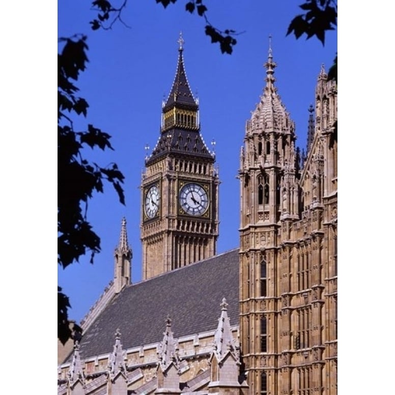 Big Ben and Houses of Parliament London England Poster Print by Paul Thompson (18 x 24) Image 1