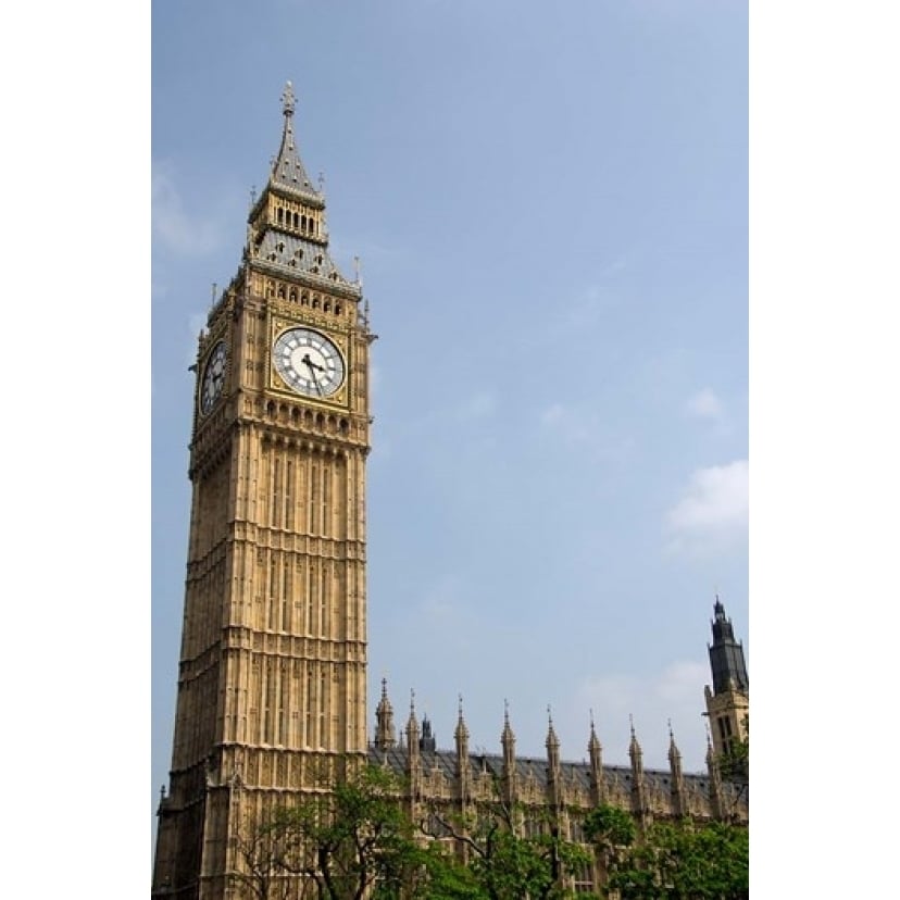 England London Big Ben Clock Tower Poster Print by Cindy Miller Hopkins (11 x 17) Image 1