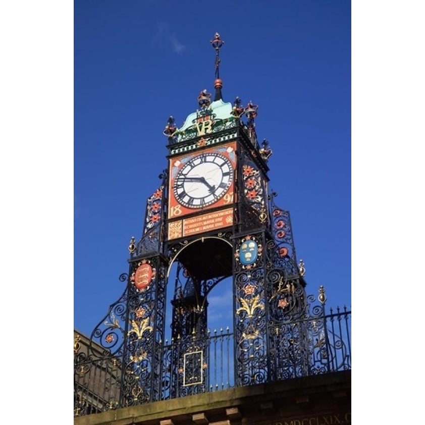 Eastgate Clock Chester Cheshire England Poster Print by Paul Thompson (11 x 17) Image 1