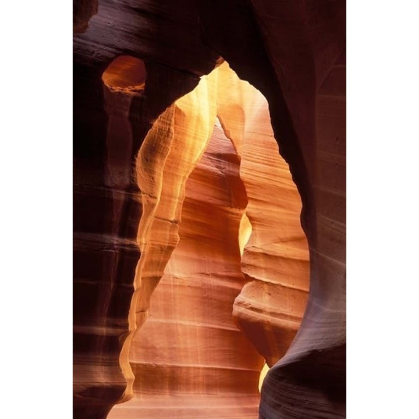 Colorful Sandstone in Antelope Canyon near Page Arizona Poster Print by Diane Johnson (11 x 17) Image 1