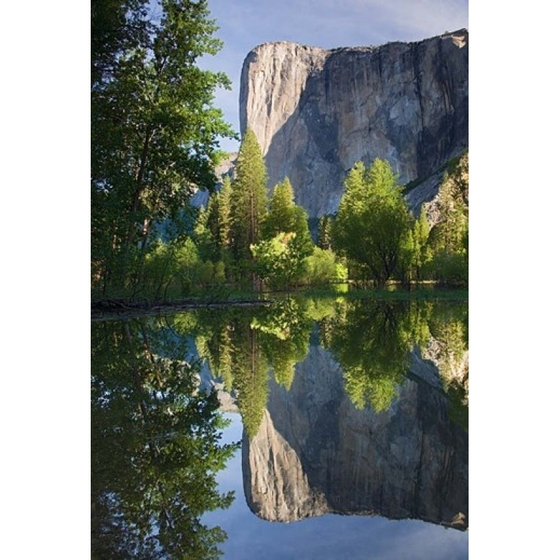 El Capitan reflected in Merced River Yosemite NP CA Poster Print by Jamie and Judy Wild (12 x 17) Image 1