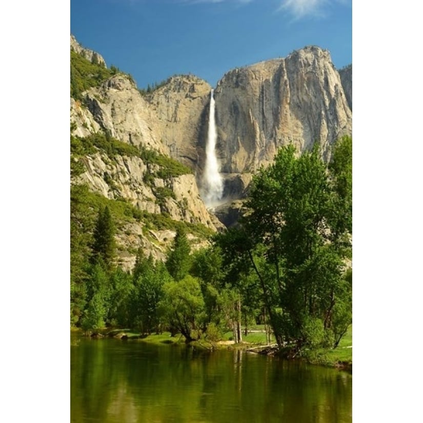 Upper Yosemite Falls Merced River Yosemite NP California Poster Print by Michel Hersen (11 x 17) Image 1