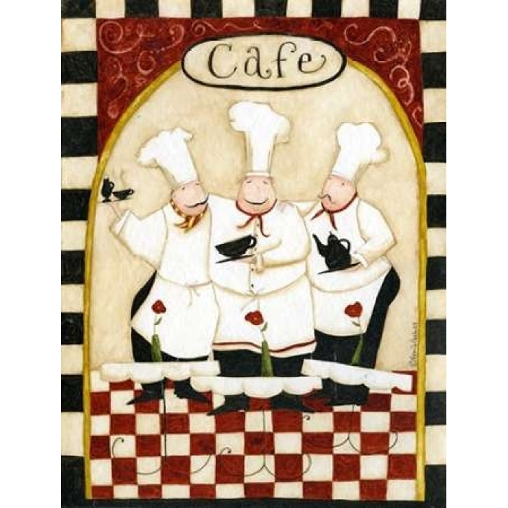 Cafe Poster Print by Dan DiPaolo (11 x 14) Image 1