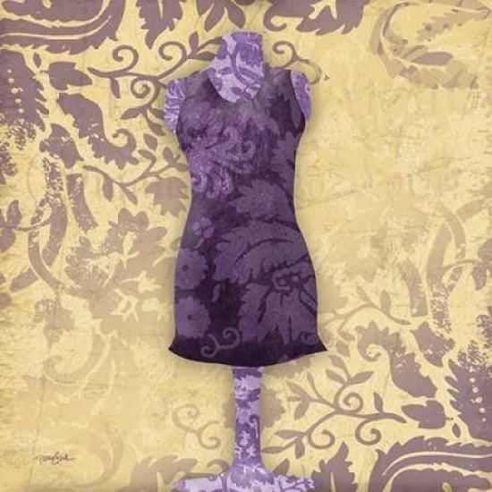 Dress Form Damask Poster Print by Diane Stimson (12 x 12) Image 1