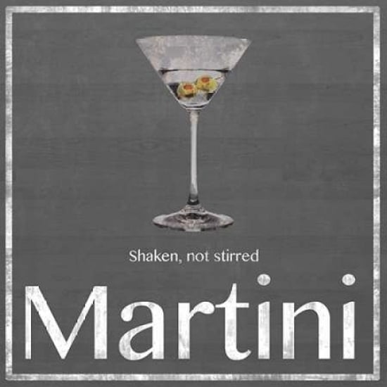 Martini Poster Print by Lauren Gibbons (12 x 12) Image 1