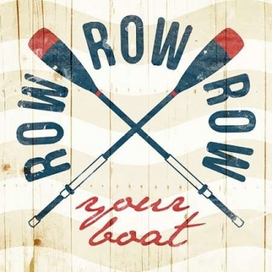 Row Your Boat Poster Print by Jace Grey (12 x 12) Image 1