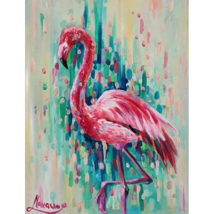 Flamingo Pose 1 Poster Print by Lisa Colberg (11 x 14) Image 1