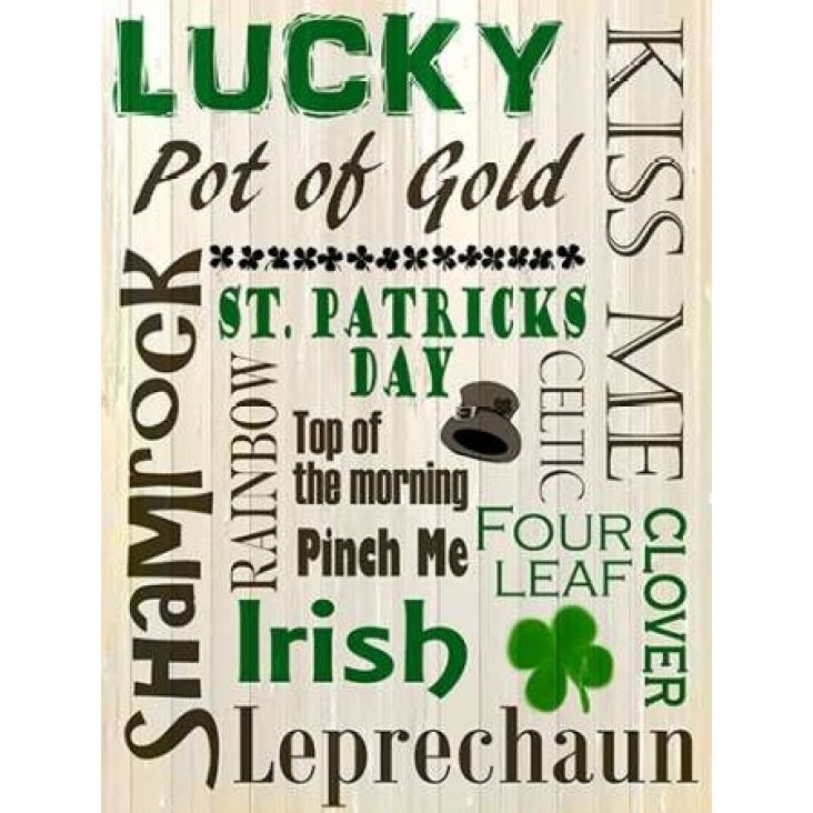 St Patricks Day Poster Print by Kimberly Allen (9 x 12) Image 1