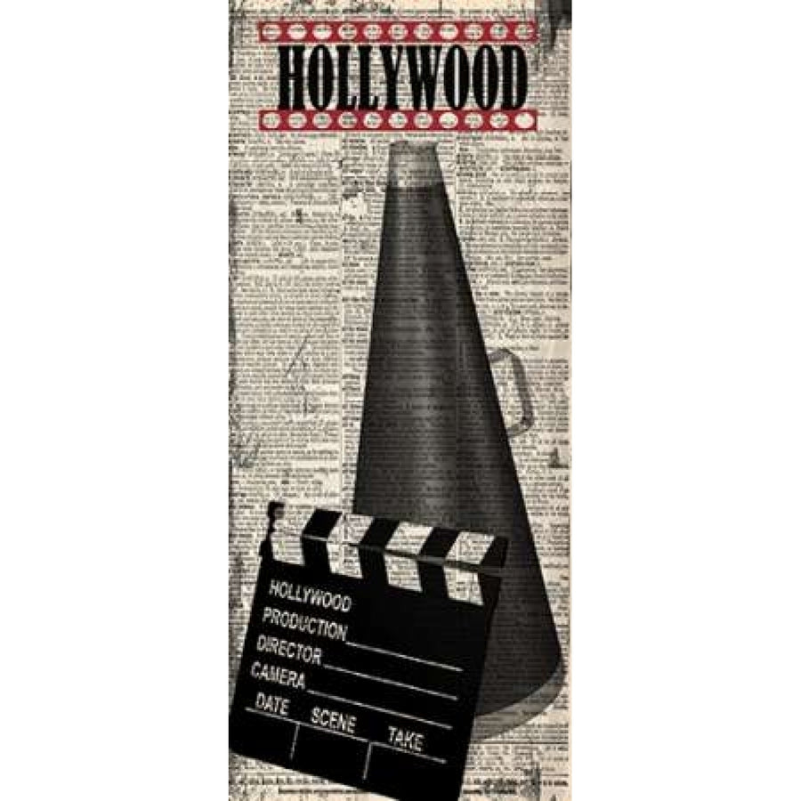 HOLLYWOOD Poster Print by Taylor Greene (10 x 20) Image 1