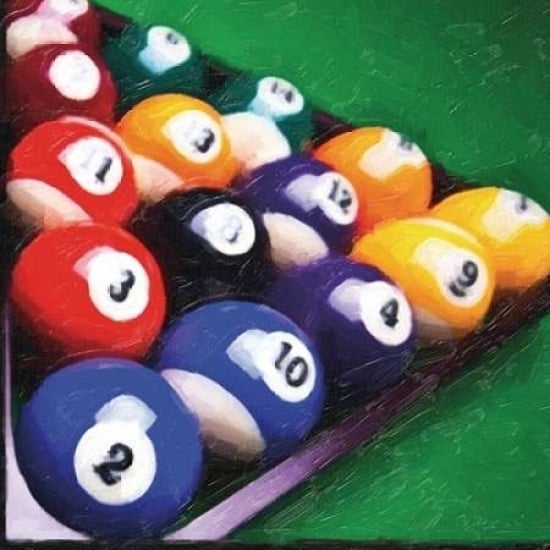 GAMING POOL Poster Print by Taylor Greene (12 x 12) Image 1