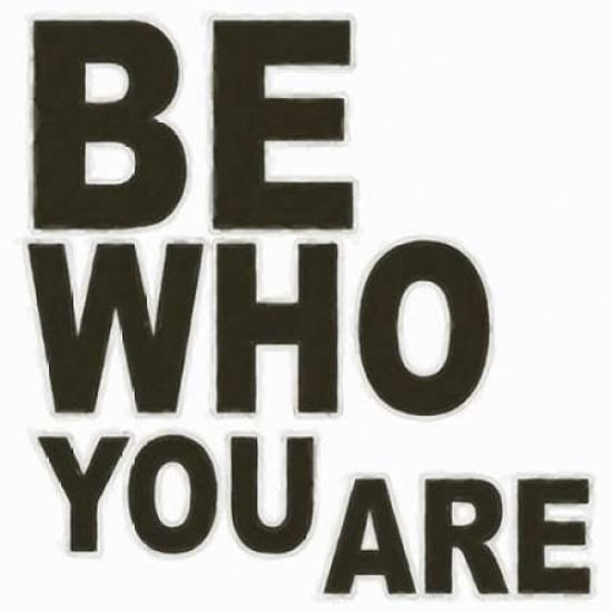 BE WHO YOU ARE Poster Print by Taylor Greene (12 x 12) Image 1