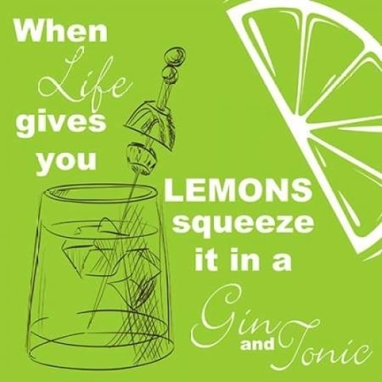 Gin And Tonic Poster Print by Taylor Greene (12 x 12) Image 1