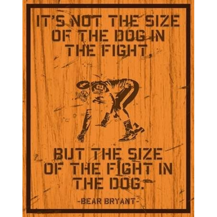 The Fight Poster Print by Tony Pazan (11 x 14) Image 1