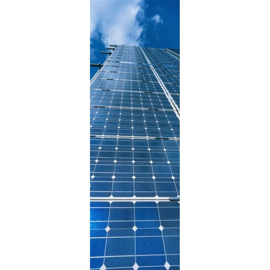 Low angle view of solar panels Germany Poster Print (30 x 12) Image 1