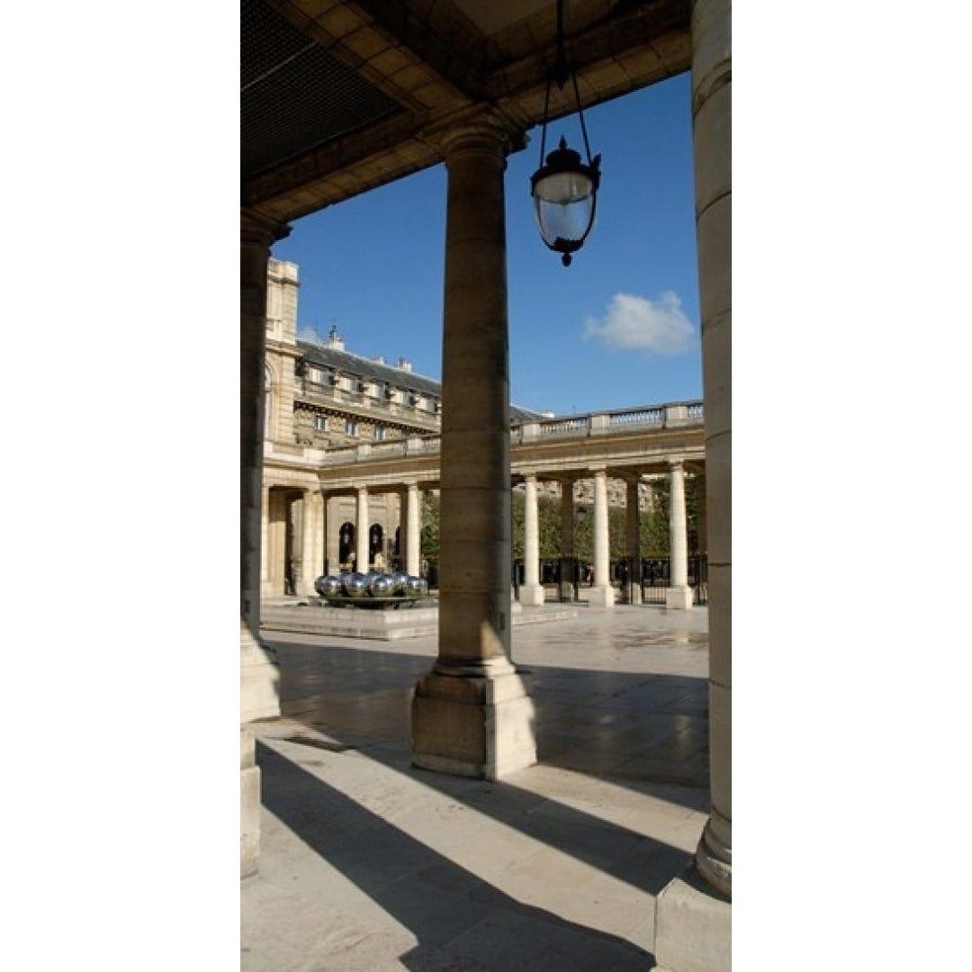 Columns in a palace Palais Royal Paris France Poster Print (24 x 12) Image 1