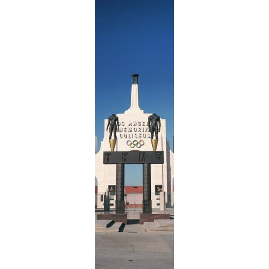 Entrance of a stadium Los Angeles Memorial Coliseum Los Angeles California USA Poster Print (38 x 12) Image 1