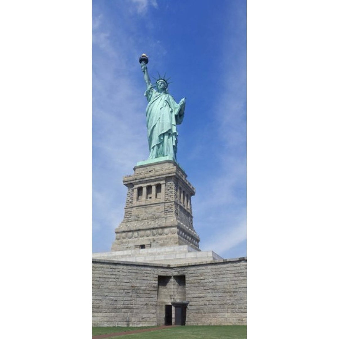 Low angle view of a statue Statue Of Liberty Liberty Island Upper York Bay York City York State USA (15 x 7) Image 1