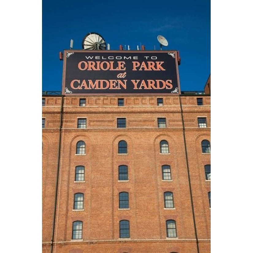 Oriole Park at Camden Yards Baltimore Maryland Poster Print by Panoramic Images (12 x 18) Image 1