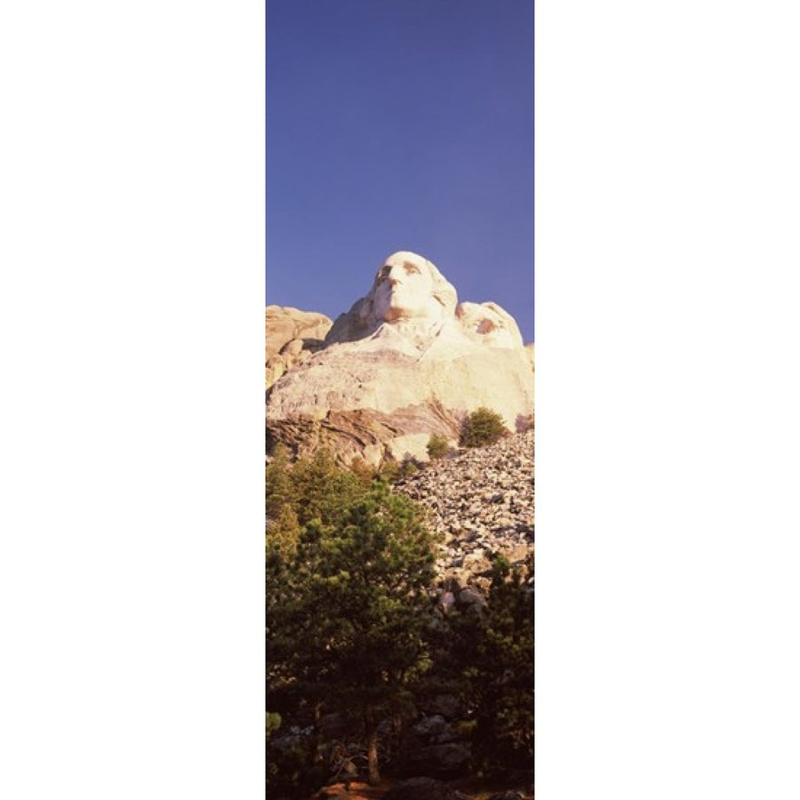 Low angle view of the Mt Rushmore National Monument South Dakota USA Poster Print (36 x 12) Image 1