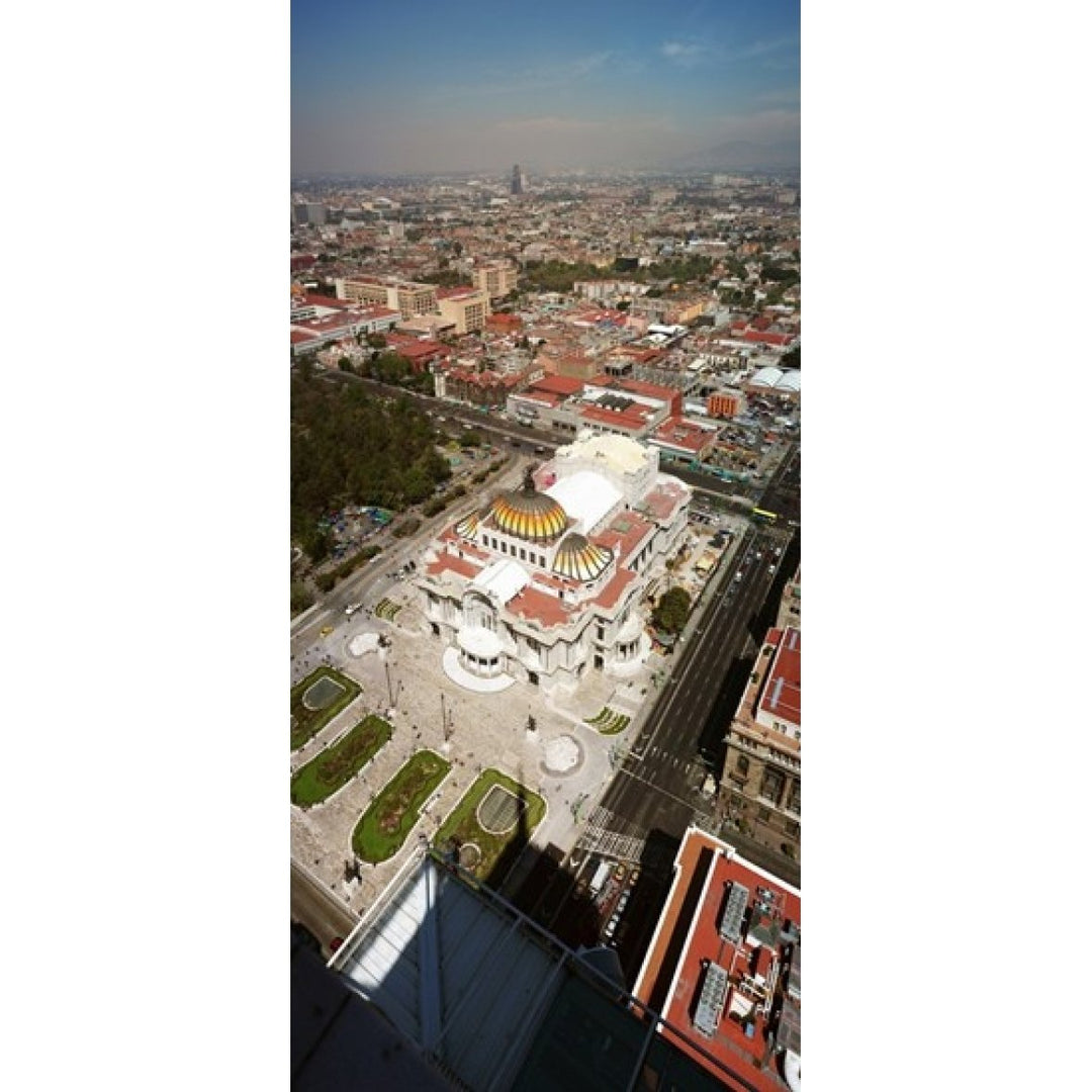 High angle view of Palacio de Bellas Artes Mexico City Mexico Poster Print (24 x 12) Image 1