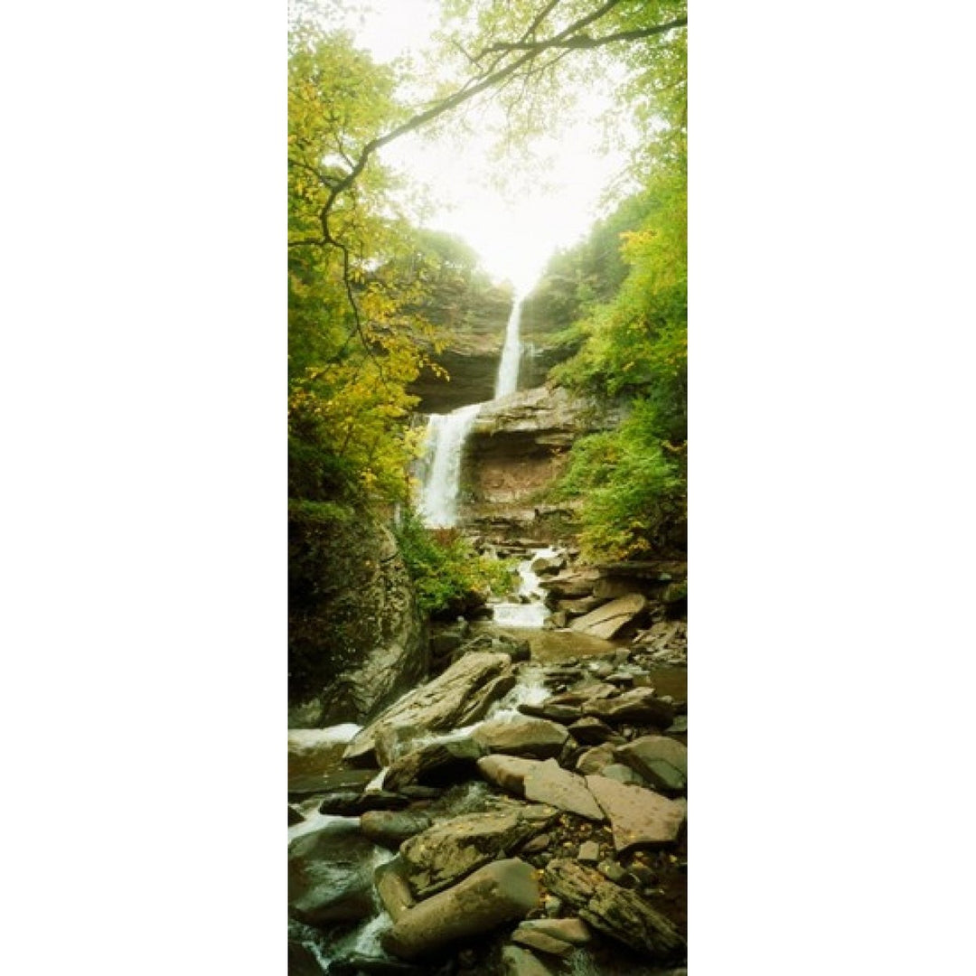 Kaaterskill Falls in autumn York State USA Poster Print (30 x 13) Image 1