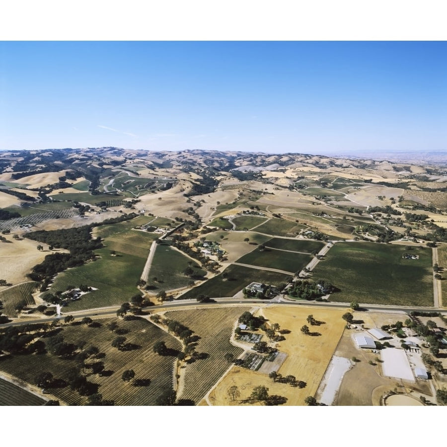 Aerial view of the Paso Robles Wine Country California USA Poster Print (27 x 22) Image 1