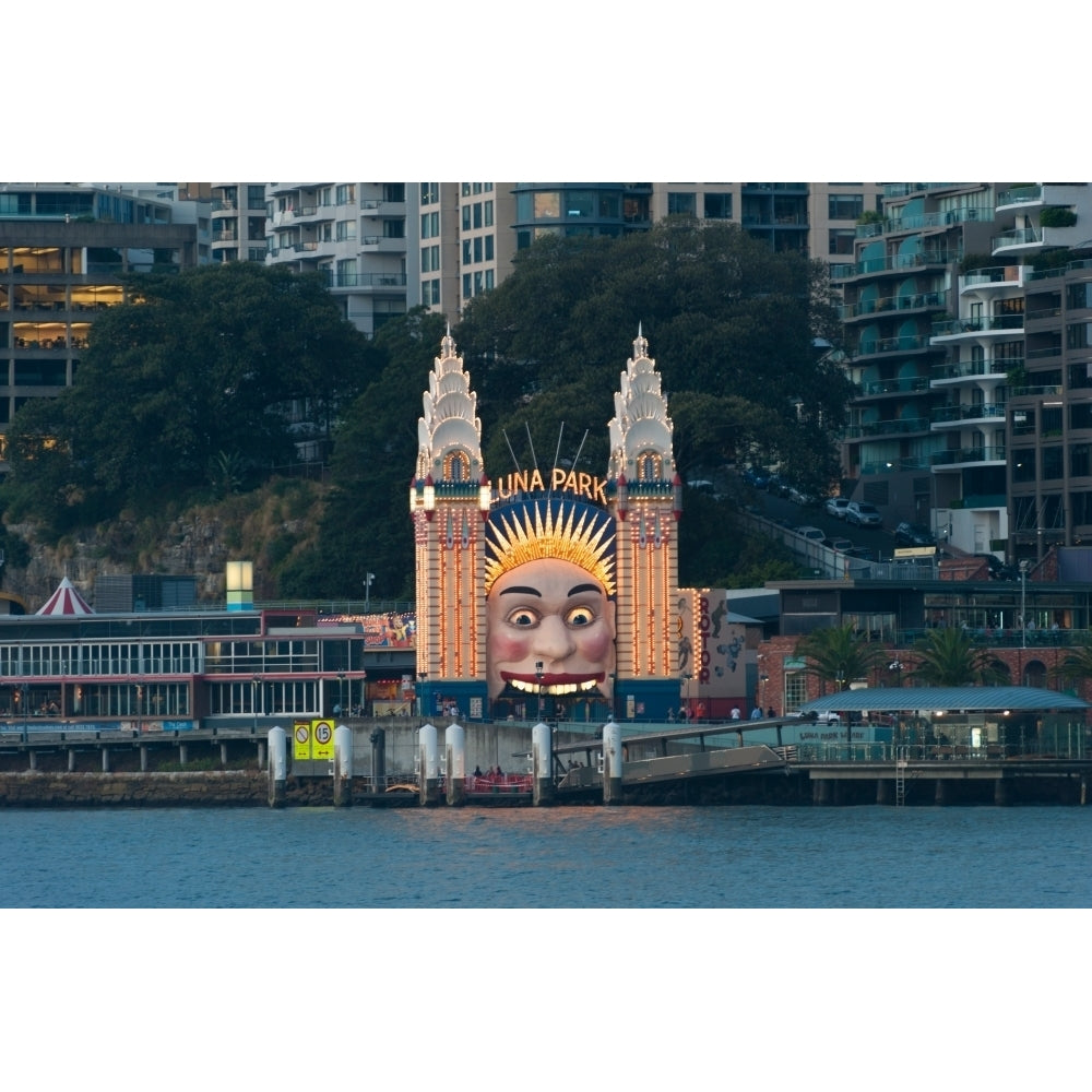 Luna Park on Milsons Point Sydney South Wales Australia Poster Print (36 x 12) Image 1