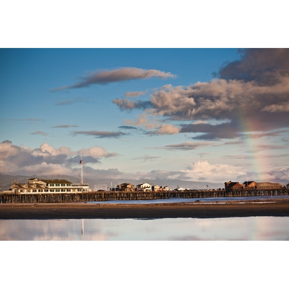 Harbor and Stearns Wharf Santa Barbara California USA Poster Print (27 x 9) Image 1