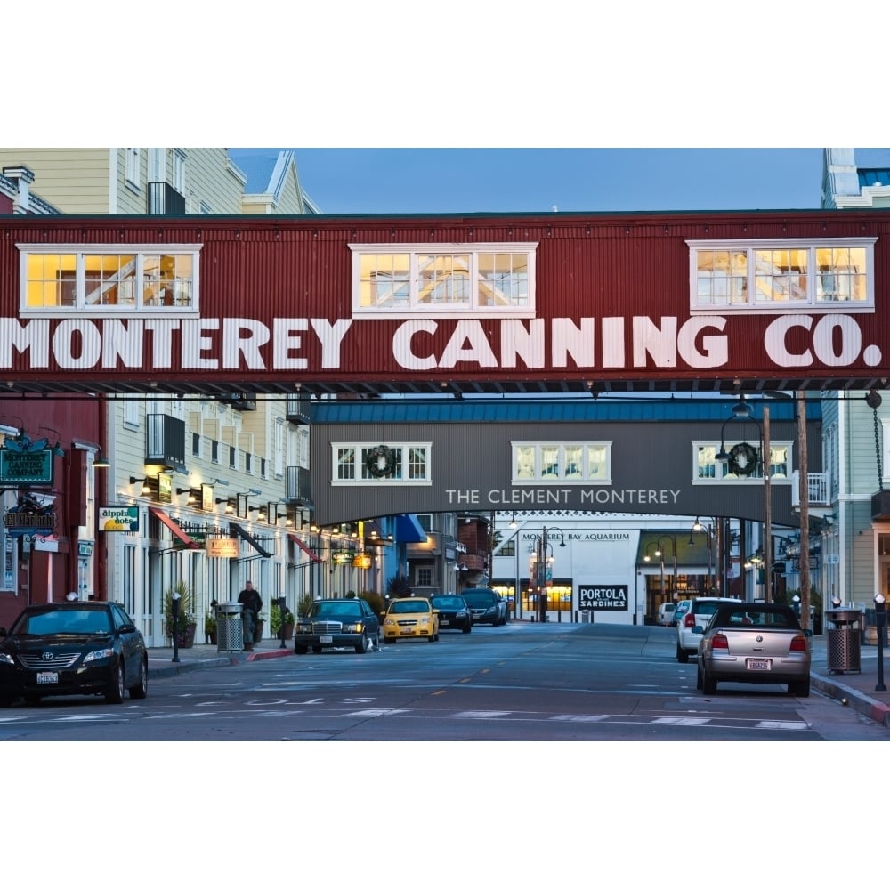 Cannery Row area at dawn Monterey California USA Poster Print (27 x 9) Image 1