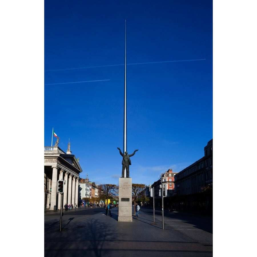 Jim Larkin Statue Dublin Ireland Poster Print (18 x 12) Image 1