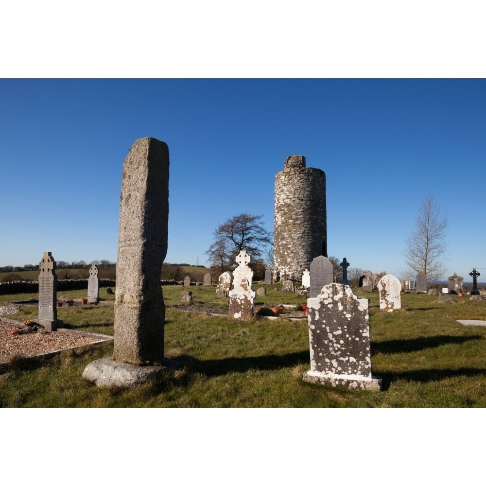 Old Kilcullen Round Tower County Kildare Ireland Poster Print (12 x 36) Image 1