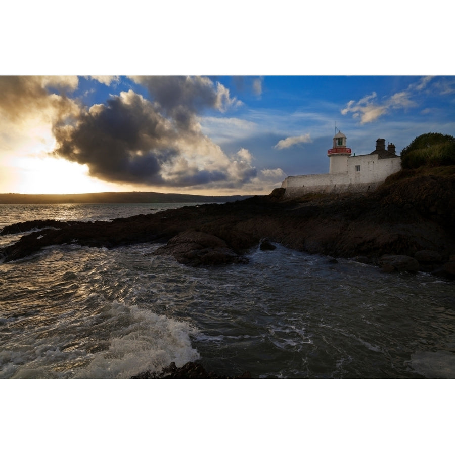 Ballinacourty Lighthouse Dungarvan Bay County Waterford Ireland Poster Print (27 x 9) Image 1