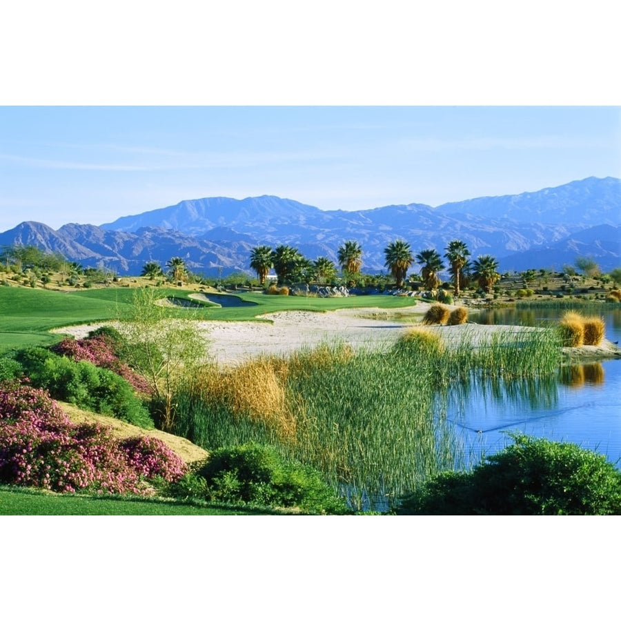 Firecliff Golf Course Desert Willow Golf Resort Palm Desert Riverside County California USA Poster Print (27 x 9) Image 1