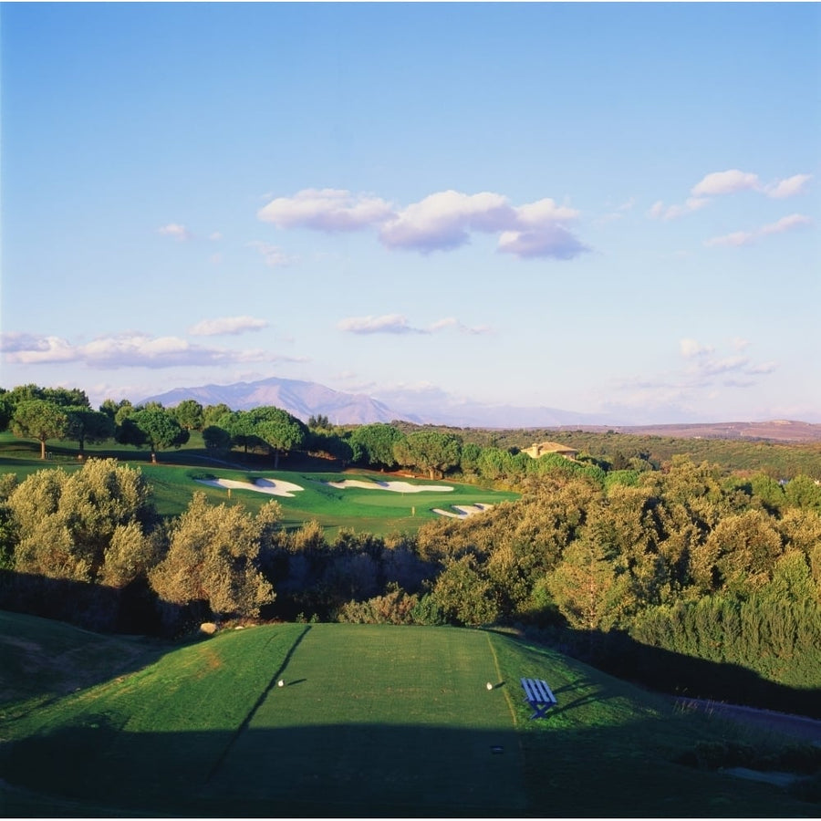 Trees in a golf course Valderrama Golf Club San Roque Cadiz Spain Poster Print (24 x 24) Image 1